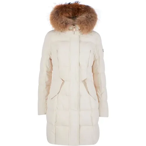 Ivory Parka für Damen , Damen, Größe: M - YES ZEE - Modalova