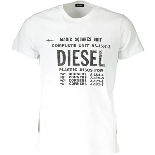 Bedrucktes Crew Neck T-Shirt Herren - Diesel - Modalova