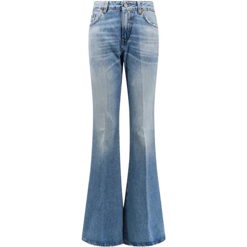 Blaue Jeans mit Reißverschluss und Logo-Tag,Salina Flared Jeans - Haikure - Modalova