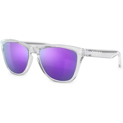 Gradient Lens Sunglasses in Transparent Purple , unisex, Sizes: ONE SIZE - Oakley - Modalova