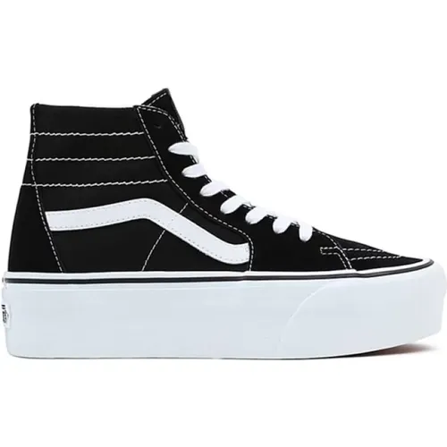 Schwarze/Weiße Tapered Skate Schuhe , unisex, Größe: 41 1/2 EU - Vans - Modalova