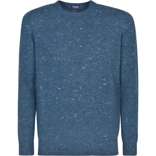 Avion Melange Sweater for Men , male, Sizes: 2XL, S, XL, 3XL - Drumohr - Modalova
