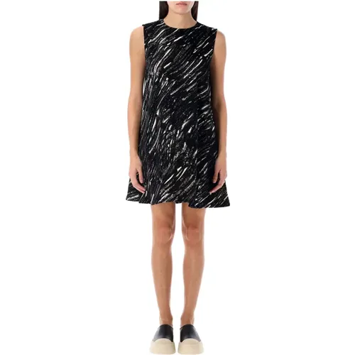 A-Line Velvet Mini Dress , female, Sizes: XS - Marni - Modalova