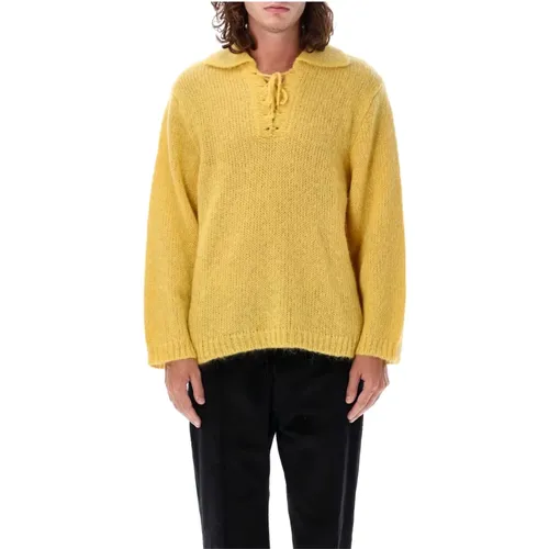 Gelbe Strickwaren Alpine Pullover - Bode - Modalova