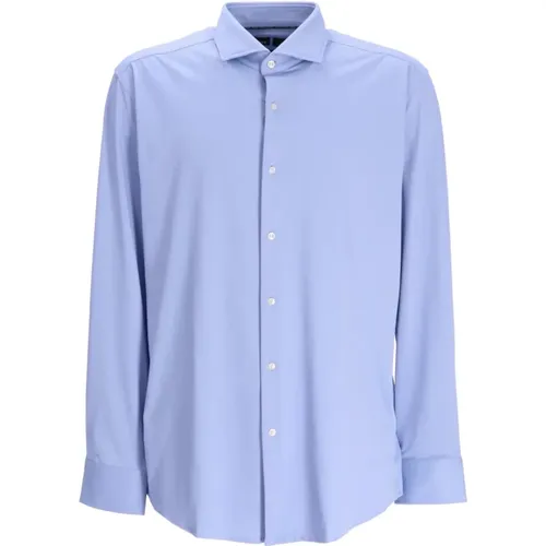 Slim Fit Spread Collar Shirt , male, Sizes: 3XL, L, 2XL, XL - Hugo Boss - Modalova