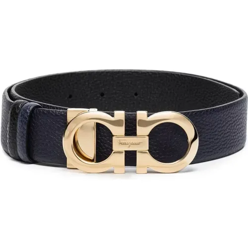 Gancini Leather Belt , female, Sizes: 75 CM, 90 CM, 85 CM, 80 CM, 70 CM - Salvatore Ferragamo - Modalova