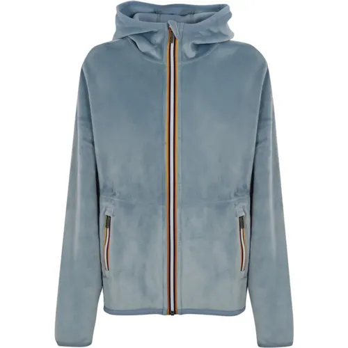 Wendbare Polarjacke Blau , Damen, Größe: L - K-way - Modalova