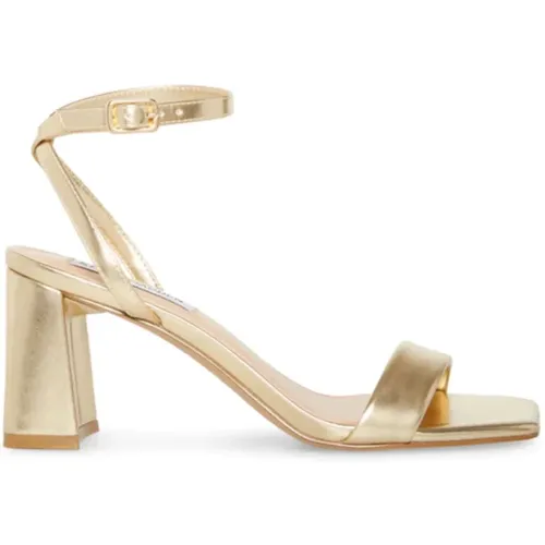 Golden Sandals , female, Sizes: 6 UK - Steve Madden - Modalova