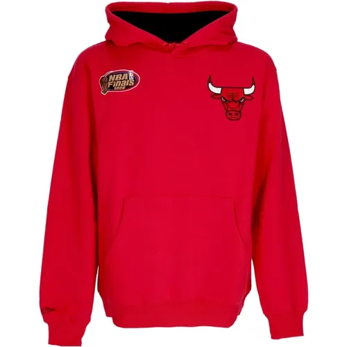 Chicago Bulls Vintage Logo Hoodie , Herren, Größe: S - Mitchell & Ness - Modalova