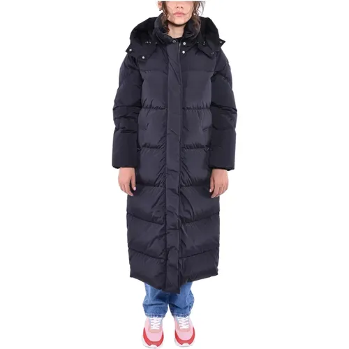 Long Parka with Street Style Details , female, Sizes: S, M - Woolrich - Modalova