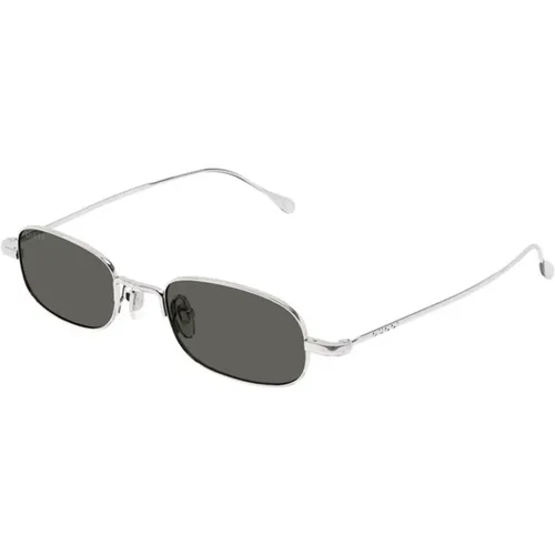 Silber Graue Sonnenbrille Gg1648S 008 , unisex, Größe: 45 MM - Gucci - Modalova