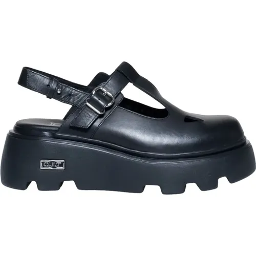 Leather Sabot Sandals Spring/Summer Collection , female, Sizes: 6 UK, 8 UK, 4 UK, 5 UK, 7 UK, 3 UK - Cult - Modalova