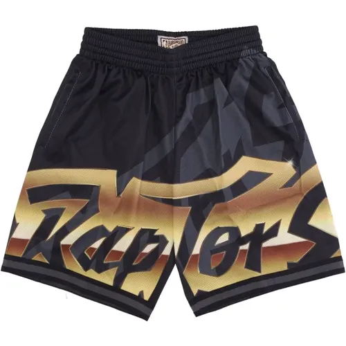 NBA Big Face Basketball Shorts , Herren, Größe: S - Mitchell & Ness - Modalova