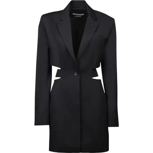 Schwarzes Blazer Minikleid , Damen, Größe: 2XS - Jacquemus - Modalova