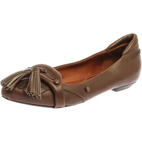 Pre-owned Leder flats , Damen, Größe: 37 1/2 EU - Givenchy Pre-owned - Modalova