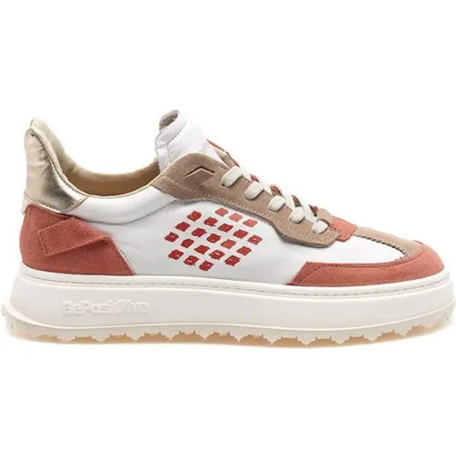 Beige-pink Sneakers DNA Collection , female, Sizes: 4 UK, 5 UK, 3 UK, 8 UK, 7 UK, 6 UK - Be Positive - Modalova