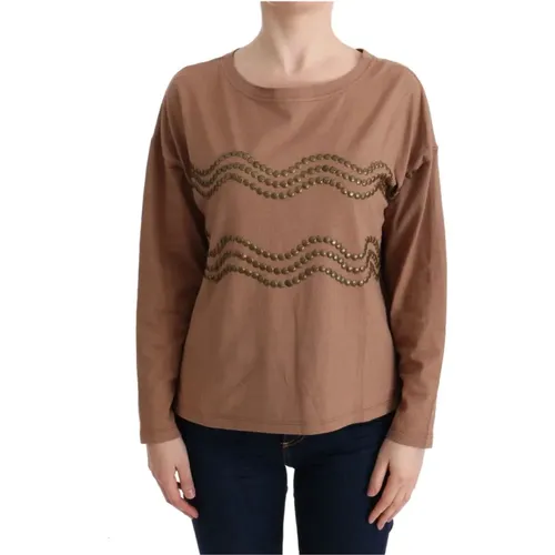 Studded Cotton Sweater , female, Sizes: S - John Galliano - Modalova