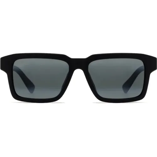 Hahiko Graue Sonnenbrille , Herren, Größe: 53 MM - Maui Jim - Modalova