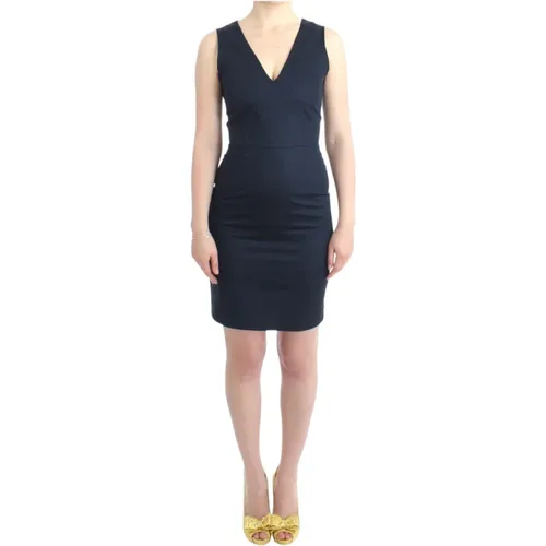 Knee-Length Dress with V-Neck , female, Sizes: XS - Costume National - Modalova