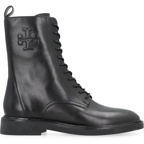 Leder Schnürstiefel , Damen, Größe: 37 EU - TORY BURCH - Modalova