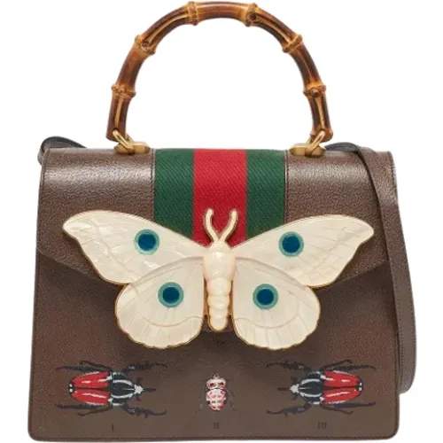 Pre-owned Leather handbags , female, Sizes: ONE SIZE - Gucci Vintage - Modalova