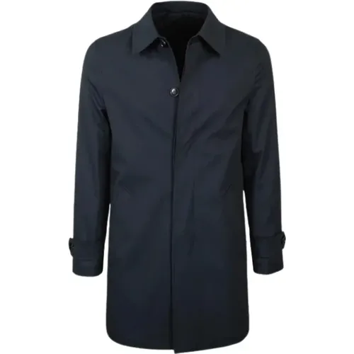 Reversible Nylon Trench Coat , male, Sizes: L, 3XL, XL - Harmont & Blaine - Modalova