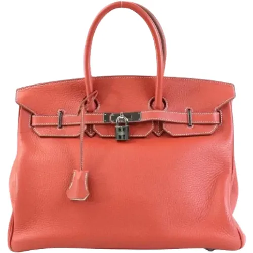 Pre-owned Leather handbags , female, Sizes: ONE SIZE - Hermès Vintage - Modalova