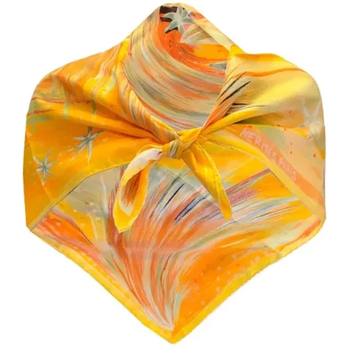 Pre-owned Silk scarves , female, Sizes: ONE SIZE - Hermès Vintage - Modalova