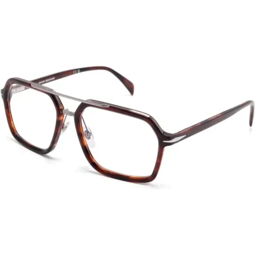 Db7128 6C5 Optical Frame , Herren, Größe: 56 MM - Eyewear by David Beckham - Modalova