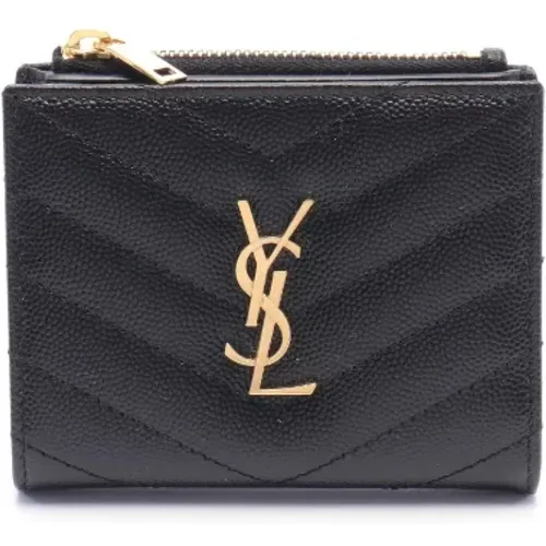 Pre-owned Leather wallets , female, Sizes: ONE SIZE - Yves Saint Laurent Vintage - Modalova