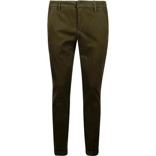 Slim Chino Pants by Gaubert , male, Sizes: W32, W35, W34, W38 - Dondup - Modalova