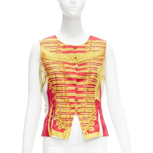 Pre-owned Silk tops , female, Sizes: M - Hermès Vintage - Modalova