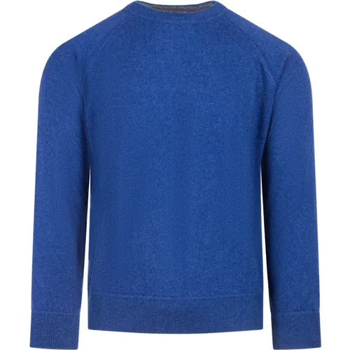 Blaue Pullover für Männer , Herren, Größe: S - Barba - Modalova