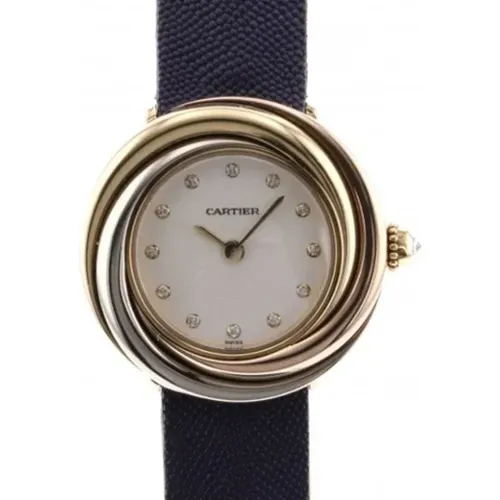 Pre-owned Leather watches , female, Sizes: ONE SIZE - Cartier Vintage - Modalova