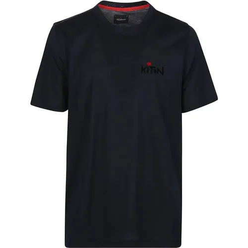 T-Shirt , male, Sizes: L, M, XL - Kiton - Modalova
