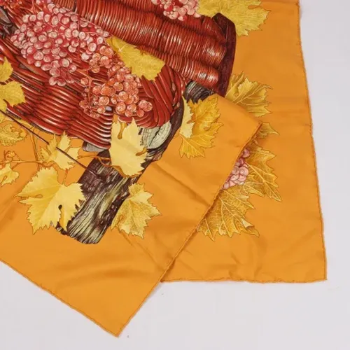 Pre-owned Silk scarves , female, Sizes: ONE SIZE - Hermès Vintage - Modalova