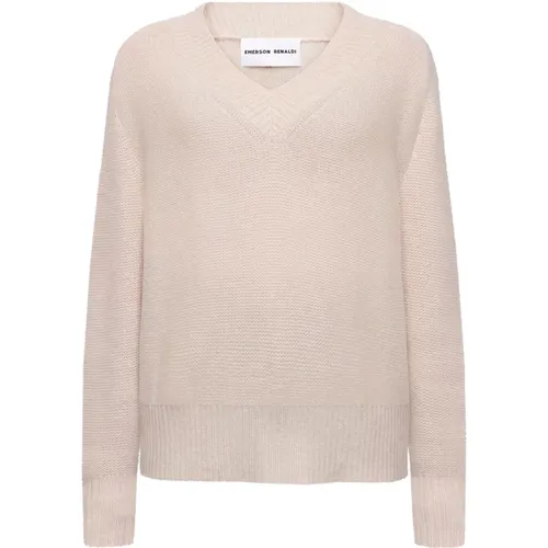 V-neck sweater , female, Sizes: L - Emerson Renaldi - Modalova