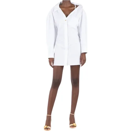 Asymmetrisches Mini-Hemd-Kleid , Damen, Größe: M - Jacquemus - Modalova