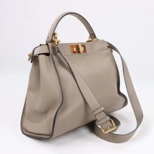 Pre-owned Leather handbags , female, Sizes: ONE SIZE - Fendi Vintage - Modalova