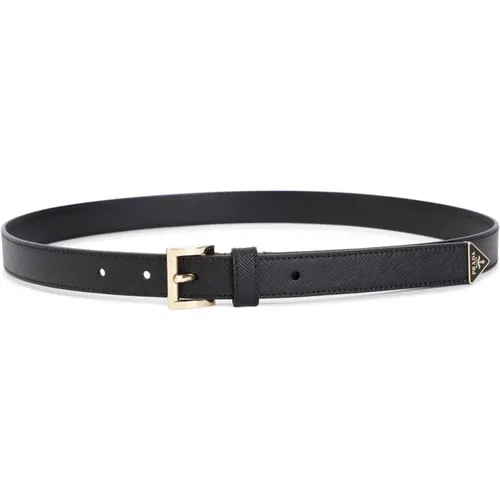 Chic Leather Belt , female, Sizes: 85 CM - Prada - Modalova