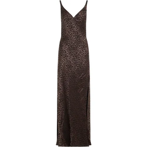 Braunes Kleid Aw24 Damenmode - alexander mcqueen - Modalova