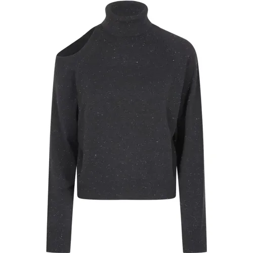 Damen Strick Cashmere Pullover , Damen, Größe: M - PESERICO - Modalova