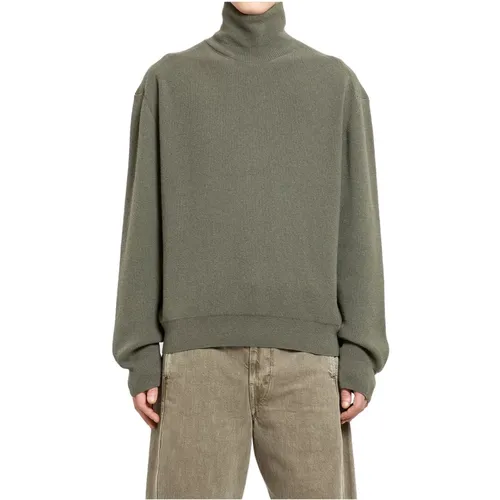 Ribbed Knit Turtleneck Jumper , male, Sizes: L - Lemaire - Modalova