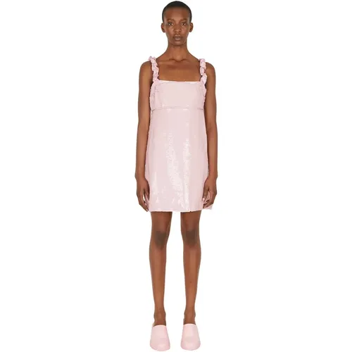 Pailletten Mini-Kleid , Damen, Größe: S - Ganni - Modalova