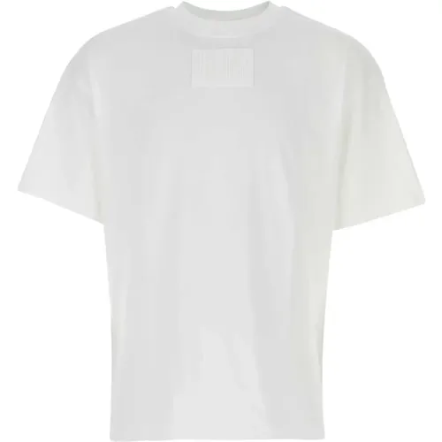 Weißes Baumwollt-Shirt , Herren, Größe: S - Vtmnts - Modalova