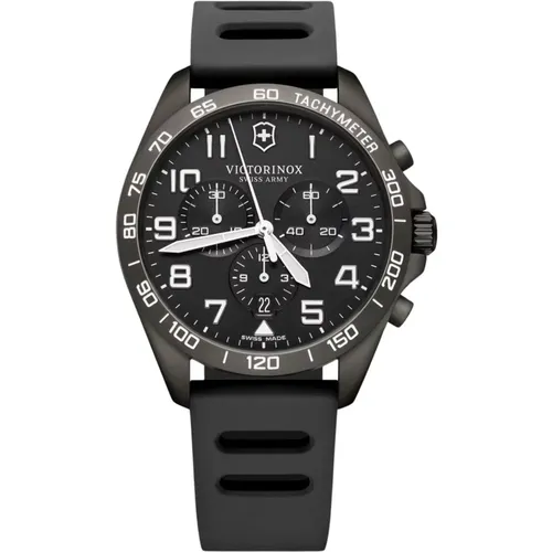 Silicone Quartz Watch , male, Sizes: ONE SIZE - Victorinox - Modalova