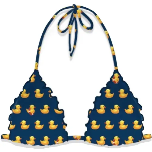 Dreieckiges Bikini in Ducky-Print - MC2 Saint Barth - Modalova