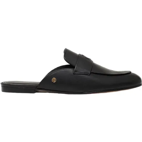 Leder Slip-On Schuh , Damen, Größe: 39 EU - Anine Bing - Modalova