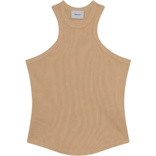 Ärmelloses Tanktop in Warm Sand , Damen, Größe: M - HALFBOY - Modalova