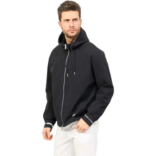 Padded Hooded Coat , male, Sizes: M, S - Armani Exchange - Modalova